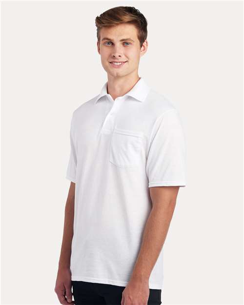JERZEES Men's Dri-Power® Polo with Pocket 436MP