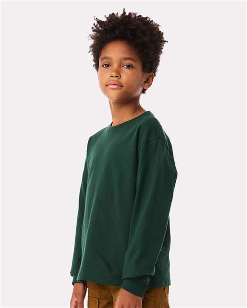 BELLA + CANVAS Youth 6oz. Heavyweight Long Sleeve Tee 3511Y