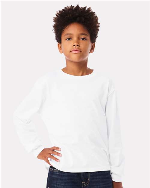 BELLA + CANVAS Youth 6oz. Heavyweight Long Sleeve Tee 3511Y