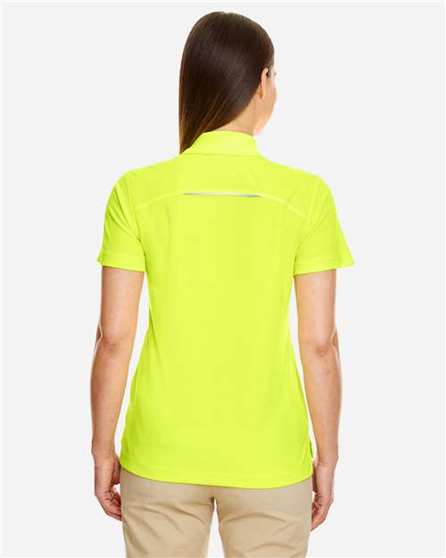 CORE365 Women's Radiant Performance Piqué Polo with Reflective Piping 78181R
