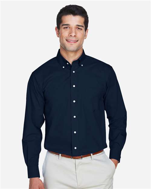 Devon & Jones Men's Tall Crown Collection® Broadcloth Woven Dress Shirt D620T