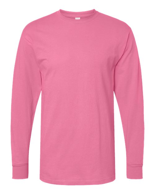 M&O Unisex Gold Soft Touch Long Sleeve T-Shirt 4820