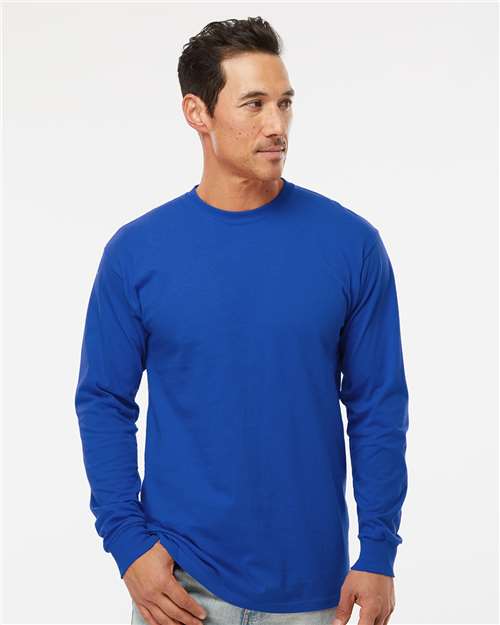 M&O Unisex Gold Soft Touch Long Sleeve T-Shirt 4820