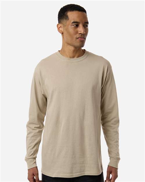 M&O Unisex Gold Soft Touch Long Sleeve T-Shirt 4820