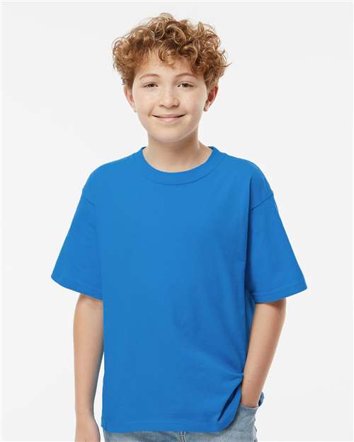 M&O Youth Gold Soft Touch T-Shirt 4850