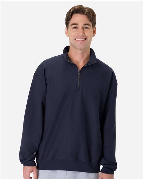 Hanes Men's Beefy® Sweats Premium Heavyweight Quarter-Zip Sweatshirt OG900