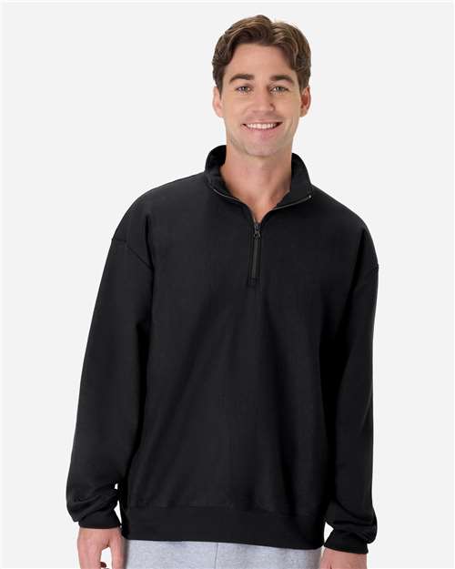 Hanes Men's Beefy® Sweats Premium Heavyweight Quarter-Zip Sweatshirt OG900