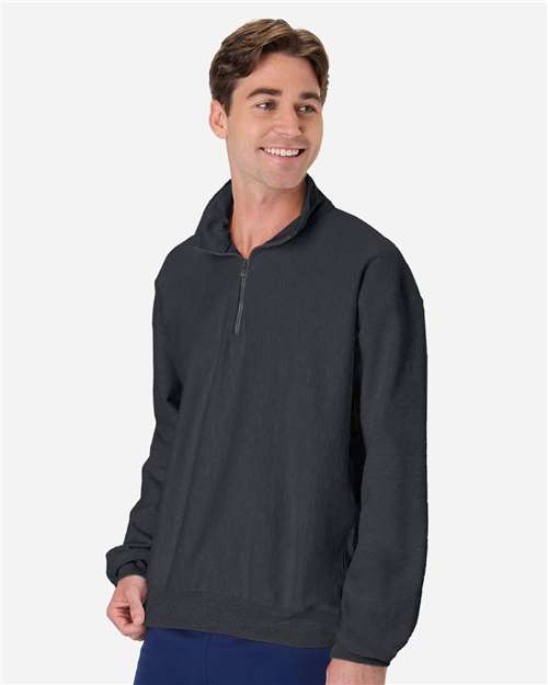 Hanes Men's Beefy® Sweats Premium Heavyweight Quarter-Zip Sweatshirt OG900