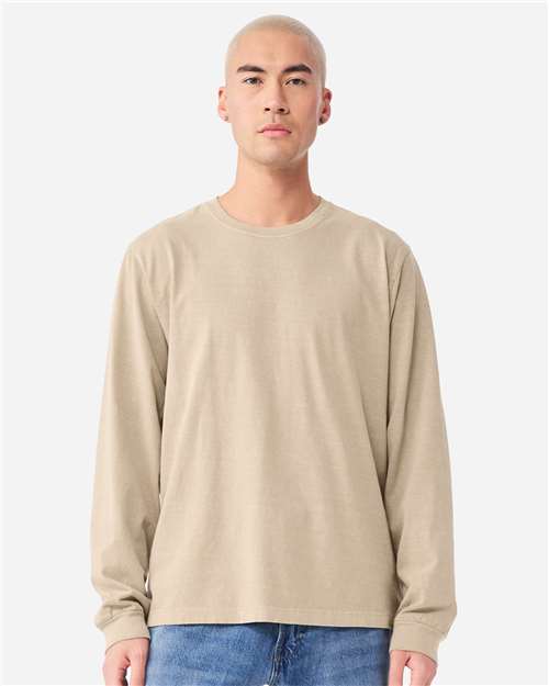 BELLA + CANVAS Unisex Heavyweight Garment-Dyed Long Sleeve Tee 4851GD