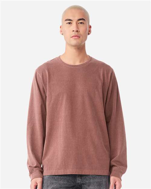 BELLA + CANVAS Unisex Heavyweight Garment-Dyed Long Sleeve Tee 4851GD