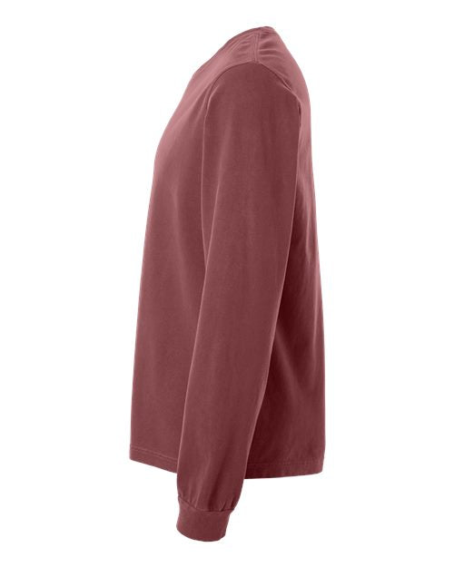 BELLA + CANVAS Unisex Heavyweight Garment-Dyed Long Sleeve Tee 4851GD
