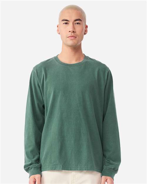 BELLA + CANVAS Unisex Heavyweight Garment-Dyed Long Sleeve Tee 4851GD