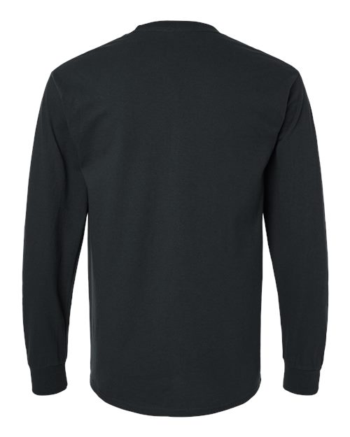 Gildan Unisex Ultra Cotton® Long Sleeve Pocket T-Shirt 2410