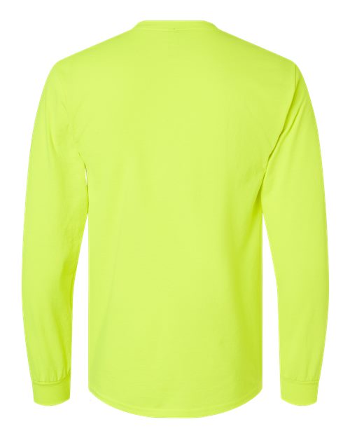 Gildan Unisex Ultra Cotton® Long Sleeve Pocket T-Shirt 2410