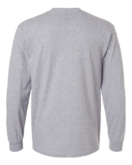 Gildan Unisex Ultra Cotton® Long Sleeve Pocket T-Shirt 2410