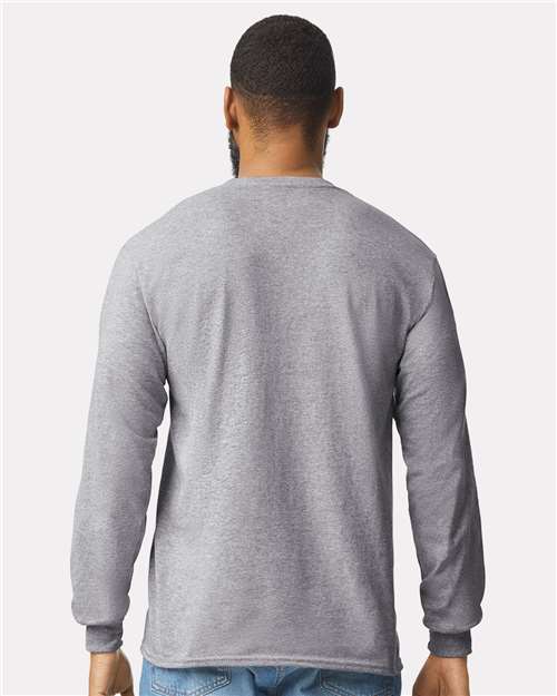 Gildan Unisex Ultra Cotton® Long Sleeve Pocket T-Shirt 2410