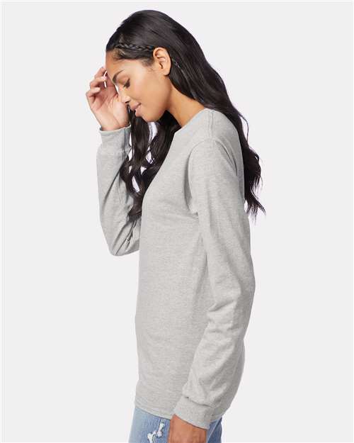Hanes Authentic Long Sleeve T-Shirt 5586