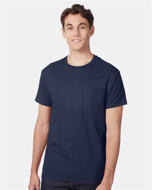 Hanes Men's Authentic Pocket T-Shirt 5590