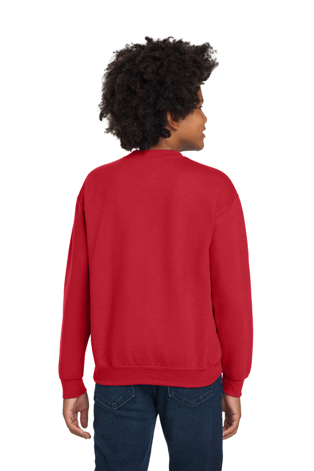 Gildan Youth Heavy Blend Crewneck Sweatshirt.  18000B