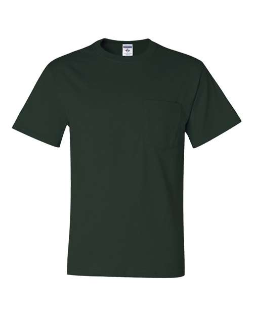 JERZEES Unisex Dri-Power® 50/50 Pocket T-Shirt 29MPR
