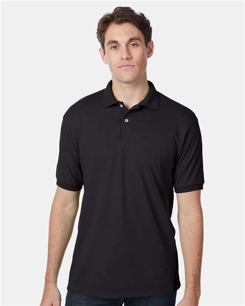 Hanes Men's EcoSmart® Jersey Polo 054X