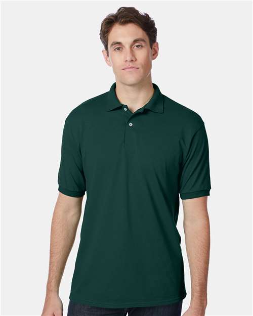 Hanes Men's EcoSmart® Jersey Polo 054X