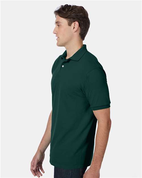 Hanes Men's EcoSmart® Jersey Polo 054X