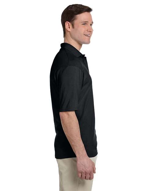 JERZEES Men's SpotShield® 50/50 Polo with Pocket 436MPR