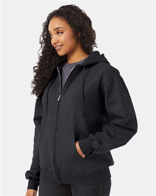 Hanes Unisex Ultimate Cotton® Full-Zip Hooded Sweatshirt F280