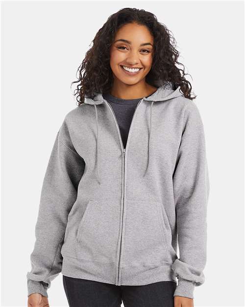 Hanes Unisex Ultimate Cotton® Full-Zip Hooded Sweatshirt F280