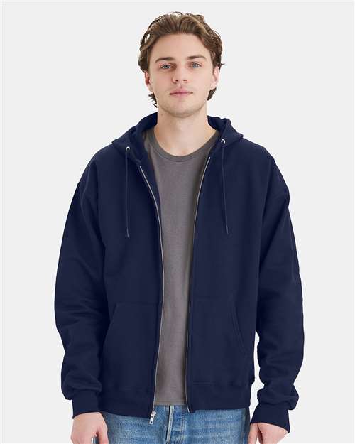 Hanes Unisex Ultimate Cotton® Full-Zip Hooded Sweatshirt F280