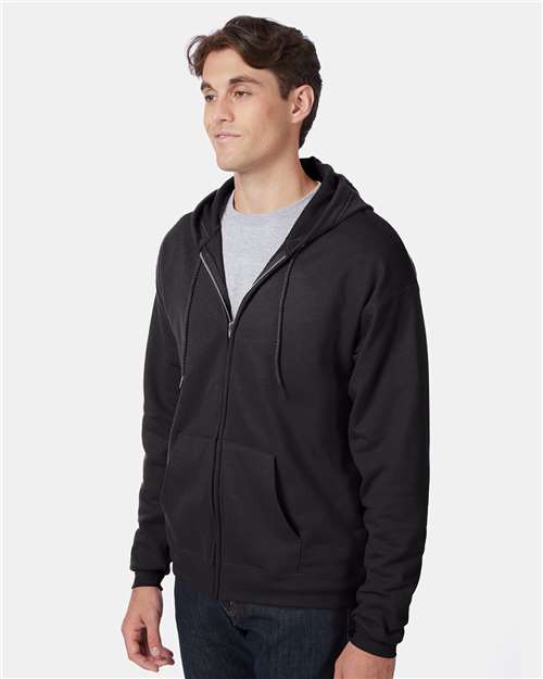 Hanes Unisex EcoSmart® Full-Zip Hooded Sweatshirt P180