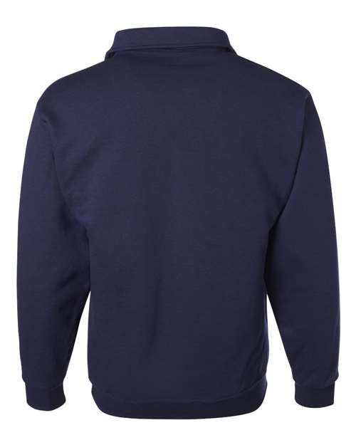JERZEES Unisex Super Sweats NuBlend® Quarter-Zip Cadet Collar Sweatshirt 4528MR