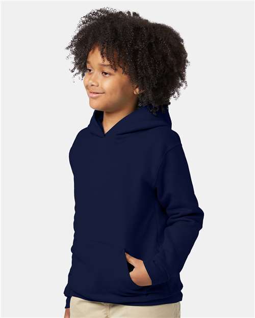 Hanes Youth EcoSmart® Hooded Sweatshirt P473