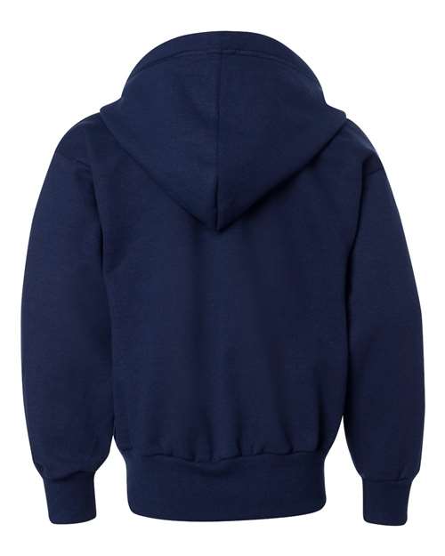 Hanes Youth EcoSmart® Full-Zip Hooded Sweatshirt P480