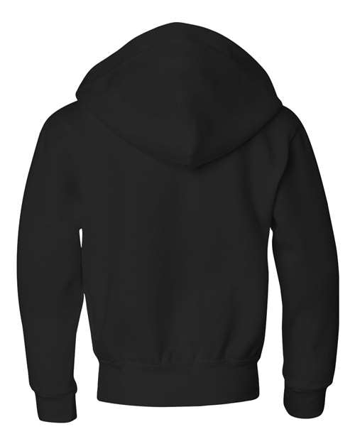 JERZEES Youth NuBlend® Full-Zip Hooded Sweatshirt 993BR