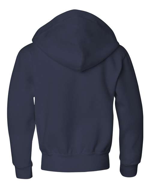 JERZEES Youth NuBlend® Full-Zip Hooded Sweatshirt 993BR