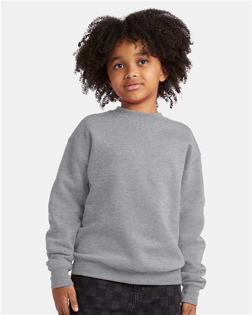 Hanes Youth EcoSmart® Crewneck Sweatshirt P360