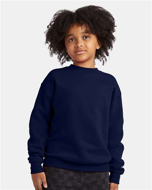 Hanes Youth EcoSmart® Crewneck Sweatshirt P360