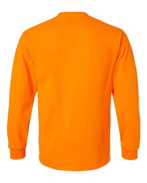 Gildan Unisex Ultra Cotton® Long Sleeve Pocket T-Shirt 2410