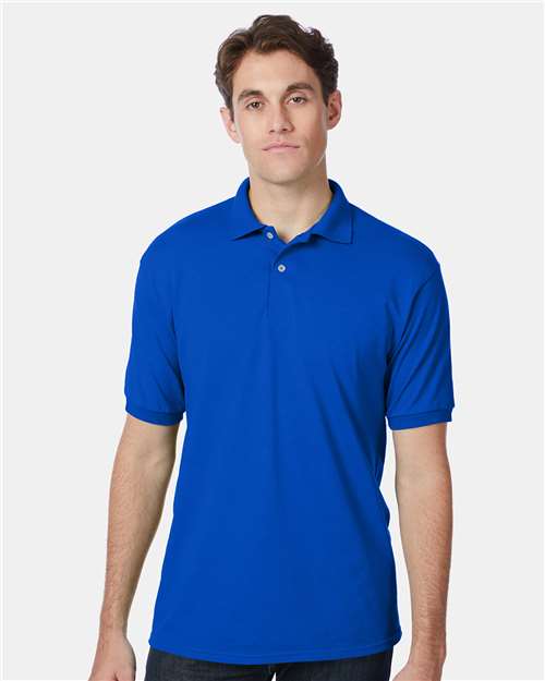 Hanes Men's EcoSmart® Jersey Polo 054X