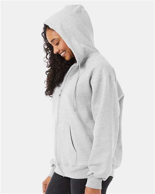 Hanes Unisex Ultimate Cotton® Full-Zip Hooded Sweatshirt F280