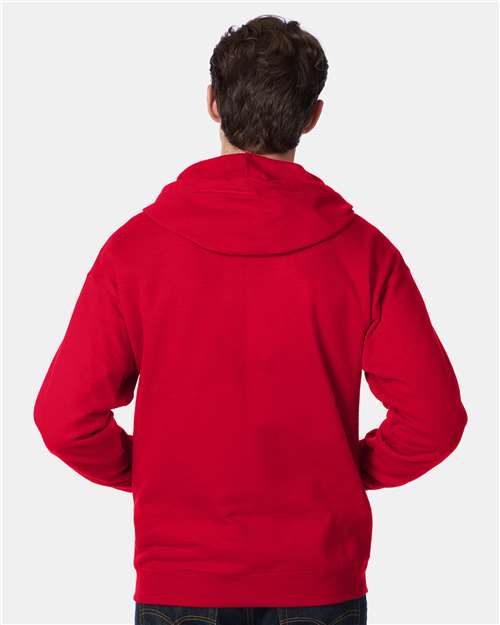 Hanes Unisex EcoSmart® Full-Zip Hooded Sweatshirt P180