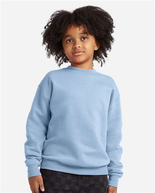 Hanes Youth EcoSmart® Crewneck Sweatshirt P360