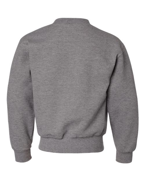 JERZEES Youth NuBlend® Crewneck Sweatshirt 562BR