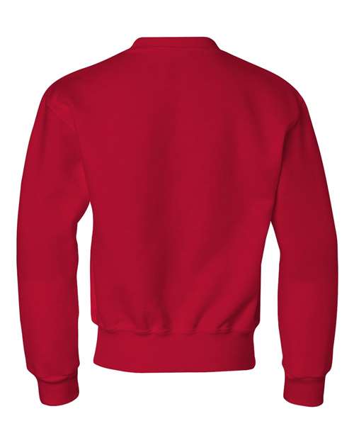 JERZEES Youth NuBlend® Crewneck Sweatshirt 562BR