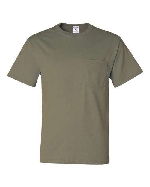 JERZEES Unisex Dri-Power® 50/50 Pocket T-Shirt 29MPR