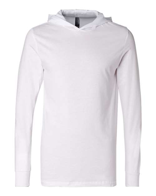 BELLA + CANVAS Unisex Jersey Hooded Long Sleeve Tee 3512