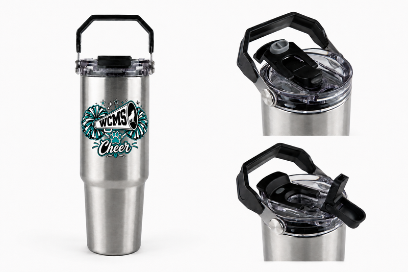 Wolves Cheer 30oz Tri-Sip Tumbler