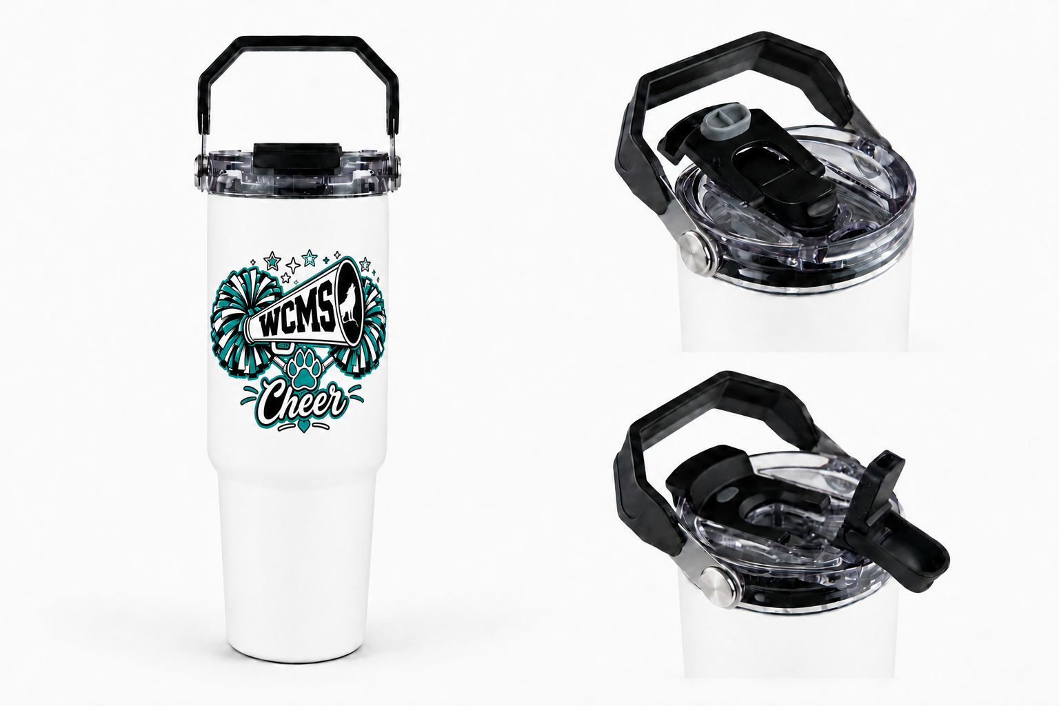 Wolves Cheer 30oz Tri-Sip Tumbler